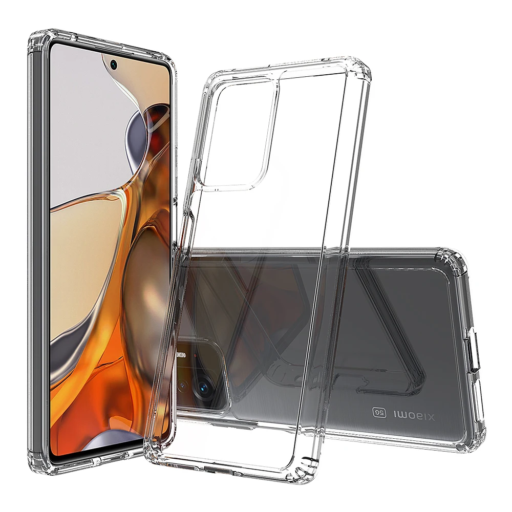 

Clear Phone Case For Xiaomi Mi 11T 5G Case Transparent Soft Cover For Xiaomi Mi 11T Pro Anti Scratched Resistant Acrylic Cases