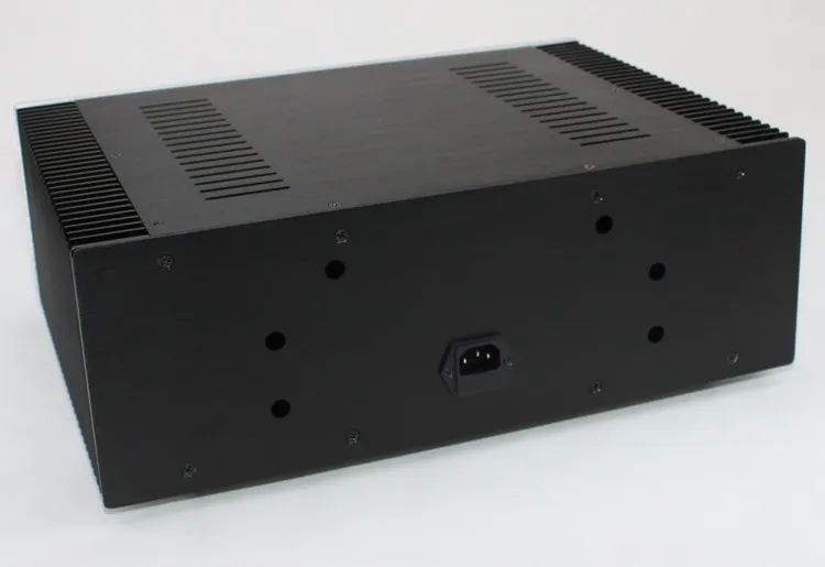 432x150x310mm Pure Hifi Chassis Luxury Aluminum Power Amplifier Case DIY Box DAC Enclosure Rear Class Tube Amplify Shell Audio