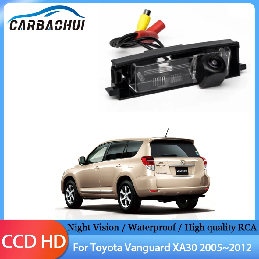 

Rear View Camera Backup Reverse Parking Camera Night Vision Waterproof High quality RCA For Toyota Vanguard XA30 2005~2012