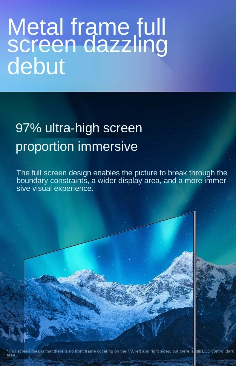 zq mi TV X55 55-Inch 4K Ultra HD Full Screen Far-Field Voice Redmi TV