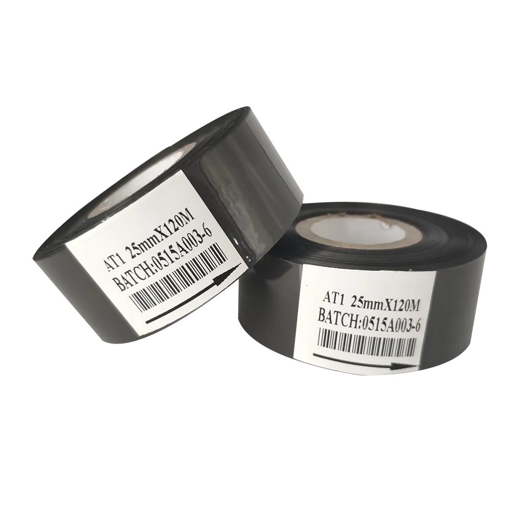 

Black color hot ink roll coding foil for ribbon printer