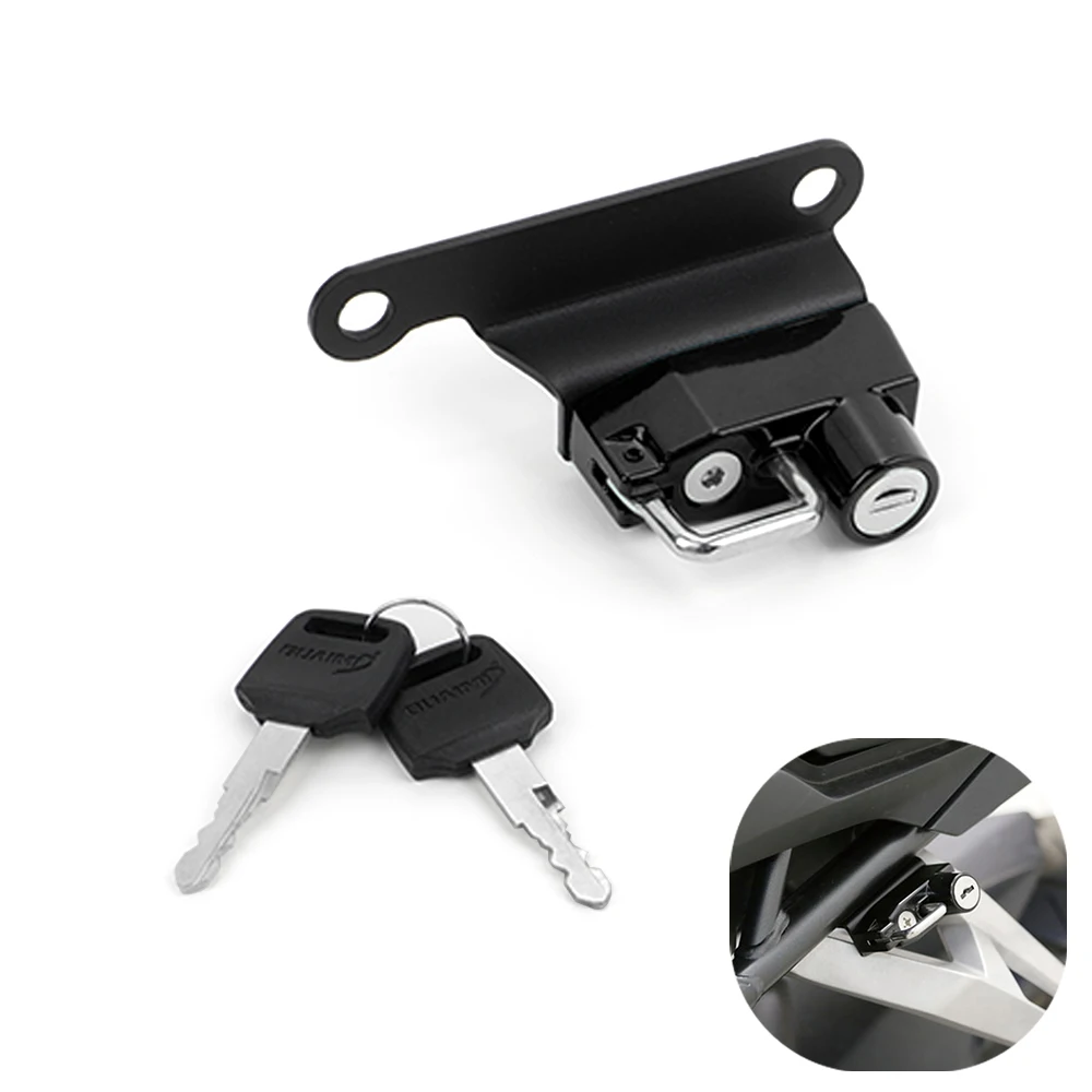 

Motorcycle Helmet Security Lock Anti-Theft Helmet Lock with 2 Keys For Honda CBR250RR 2017-