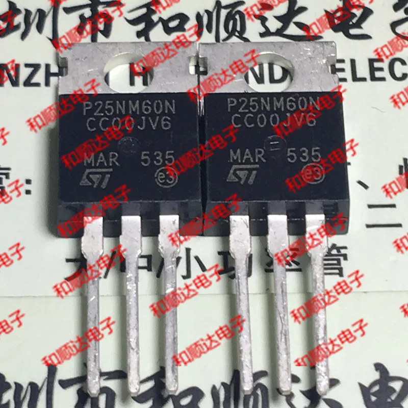 

10PCS STP25NM60N TO-220