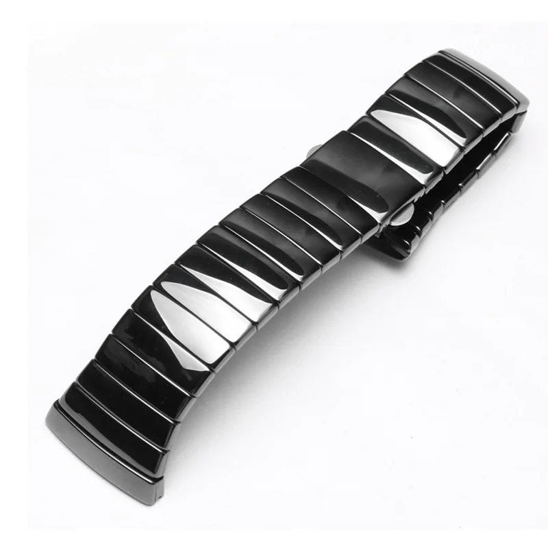 CICIDD Ceramic Watchstrap For Rado SINTRA Series Black Special Interface Ceramic Bracelet Men\'s And Women\'s Watch Accessories