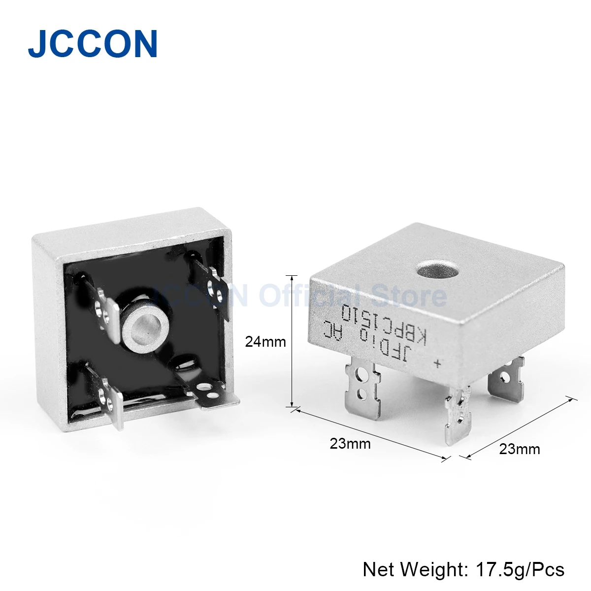 2Pcs KBPC3510 (35A/1000V) Diode Bridge Rectifier Diode KBPC 3510 For Air Conditioner/Electric Welding Machine