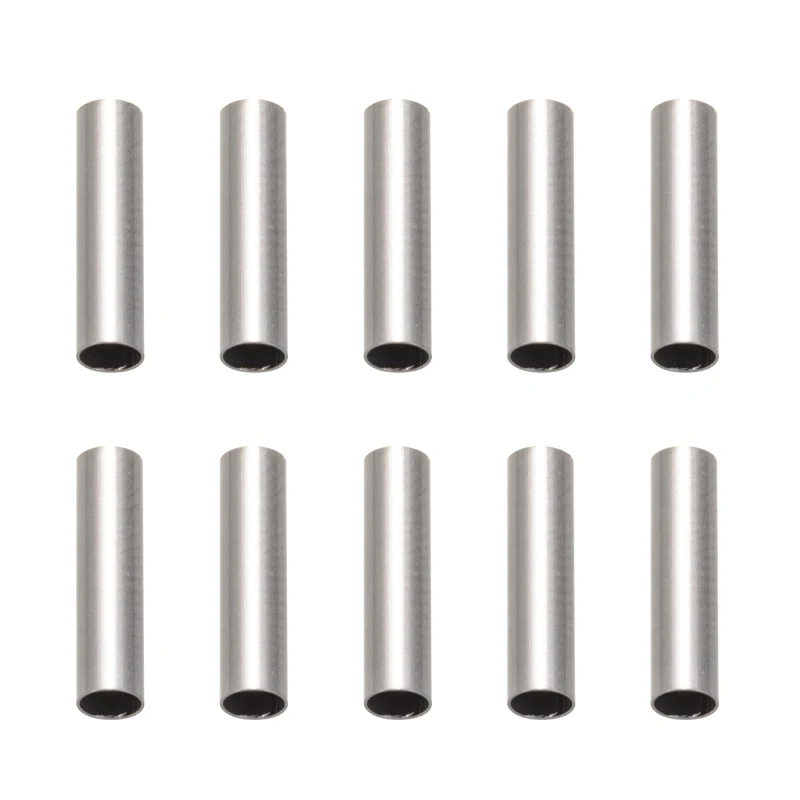 10~30mm 304 Stainless Steel Tube Beads Spacer Beads Connector Straight  for Jewelry Making DIY Bracelet Necklace Accessories