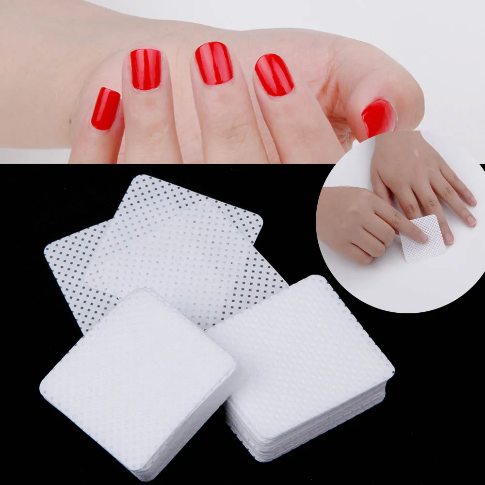 Zmywacz do paznokci żel UV chusteczki płatki kosmetyczne Cleaner Nails 200/400Pcs niestrzępiące się serwetki Nail artystyczny Manicure chusteczki Super chłonny