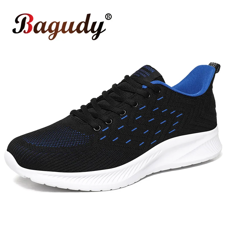 Spring Autumn Fashion men Shoes High Quality Casual Sneakers Shoes Men's Flats Lace-up Creepers Comfortable Soft Walking Shoes