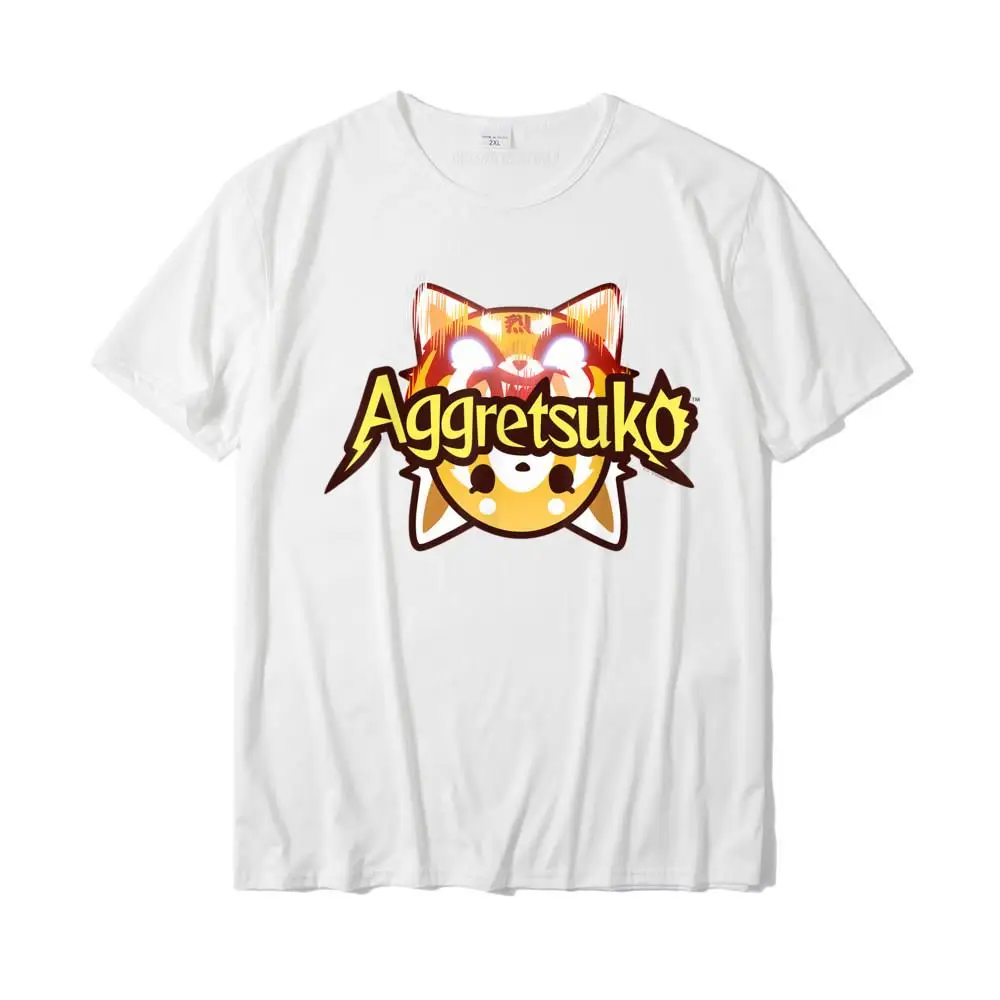 Aggretsuko Dual Personality Logo Tee Shirt Normal Cotton Men\'s Tees 3D Printed New Arrival Top T-Shirts