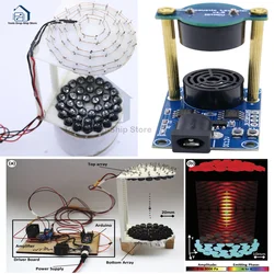 Ultrasonic Levitation Kit DIY Ultrasonic Sensor Acoustic Levitator Suspension Ultrasonic Suspension Learning Kit for Science Exp