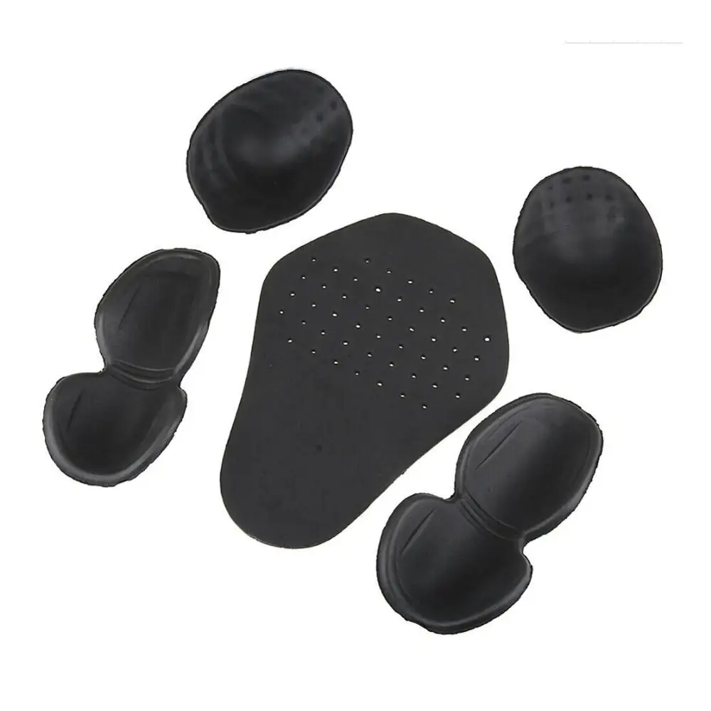 4/5Pcs Motorcycle Removable Riding Shoulder Elbow Back Protector Pad Set Built-in Motorcycle Racing Guard Motorcycle Accessories