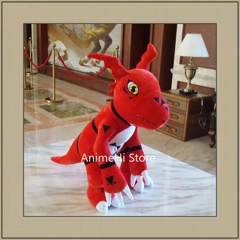 Anime Guilmon pluszowe zabawki Digimon cyfrowe potwory Matsuda tato figurka lalka 80cm Cosplay wypełnienie poduszka prezent dla dziecka