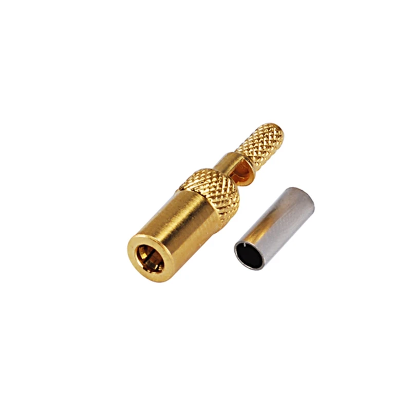 Superbat SSMB Male Straight Crimp RF Coaxial Connector for Cable RG174 RG188A RG316 LMR100