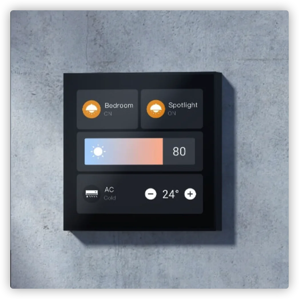 ORVIBO-Panel de puerta de enlace inteligente MixPad C2, luces de Control de pantalla táctil, aires acondicionados, cortinas