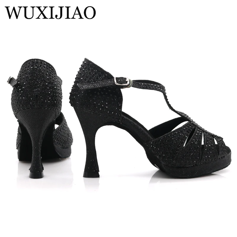 WUXIJIAO Women\'s Latin dancing shoes for adults summer outdoor dance shoes high heels ballroom dancing sandals soft soles