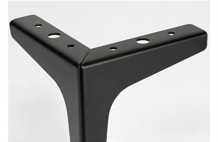 4pcs Mobili In Metallo Regolabile in Altezza Gambe Nero per Mobili Piedini di Livellamento Divano Gambe del Tavolo Sedia Ferramenteria E Attrezzi Accessori