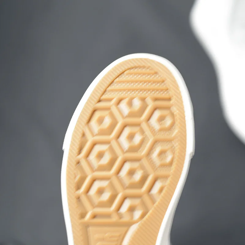 Spring Autumn Women Shoes Canvas Casual High Top Shoes Long Boots Lace-Up Zipper Comfortable Flat Boots Sneakers 2020 New