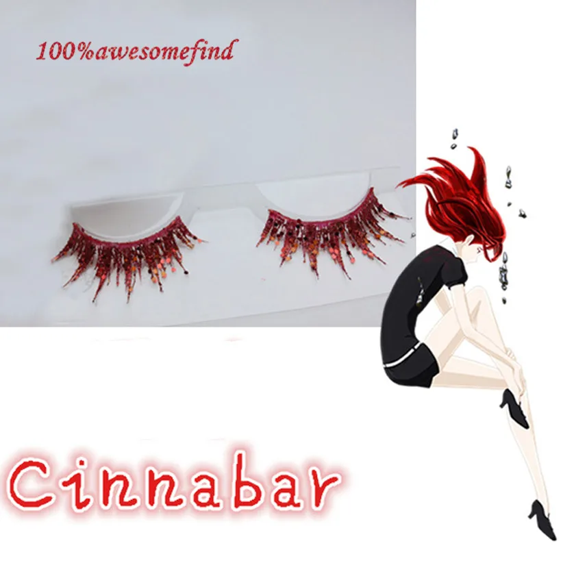 15 farben 1 paar Land von den Glänzenden Cosplay Wimpern Houseki keine Kuni Diamant Phosphophyllite Antarcticite Männer Frauen Bunte Lash