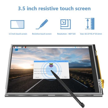 3.5 inch resistance touch screen LCD display SPI module 480x320 for Raspberry Pi 3 Pi4 PC monitor 3D printer display