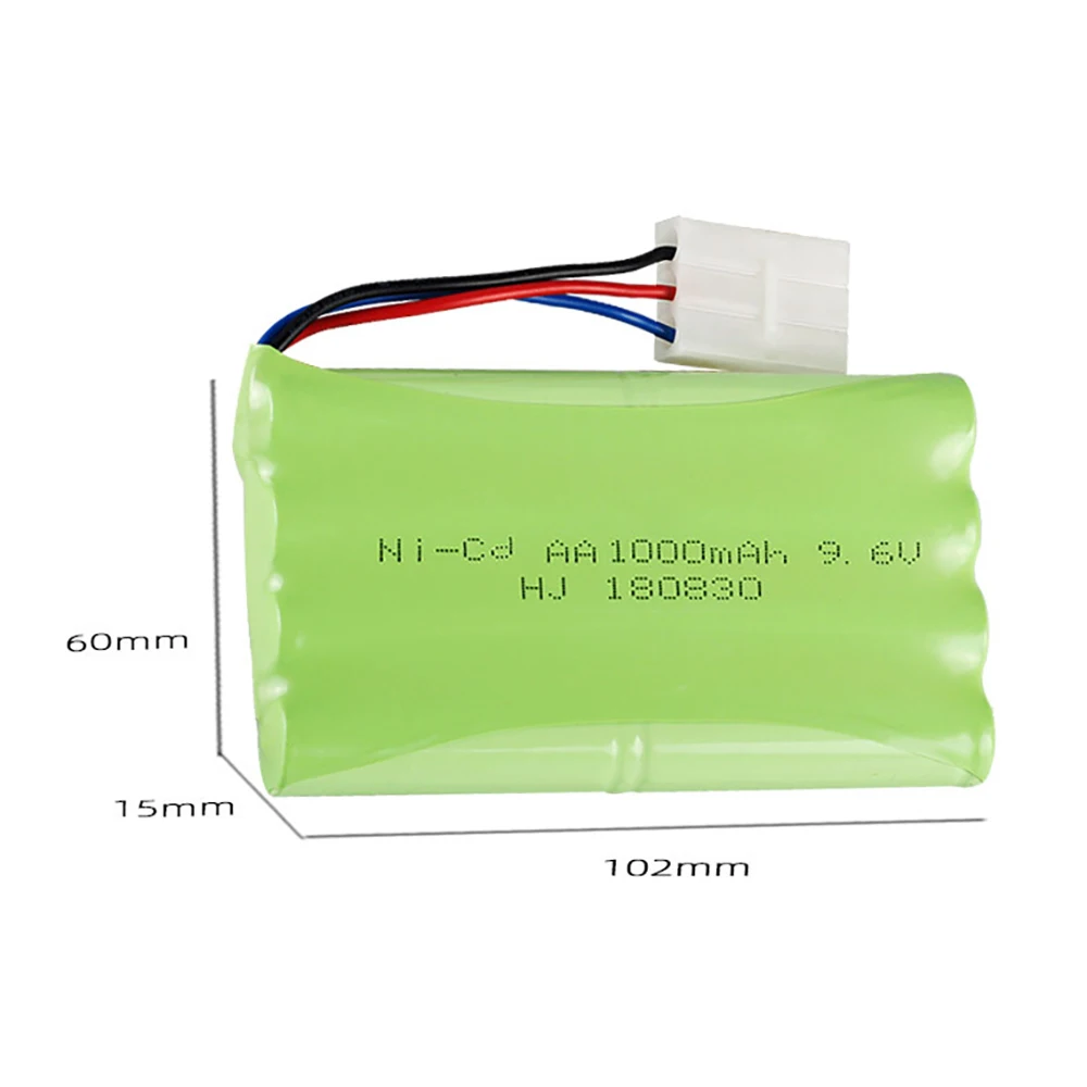 9.6V akumulator NICD zestaw akcesoriów samochodowych 400mAh dla 520 618 627 9.6v 700/800/1000/1400/1800mAh dla rc Car Boat Gun Tank Train część