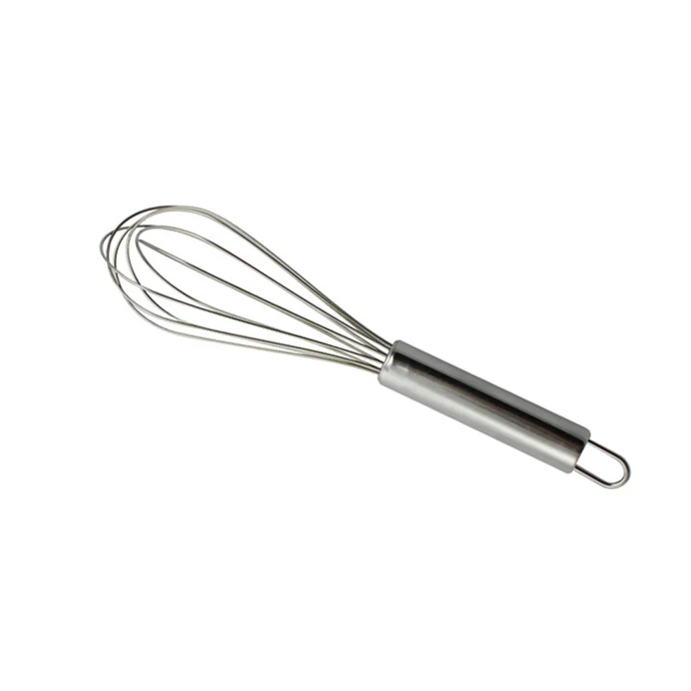 10 Inch Stainless Steel Balloon Wire Manual Egg Beater Baking Utensil Milk Cream Butter Whisk Mixer Kitchen Batidor De Huevos