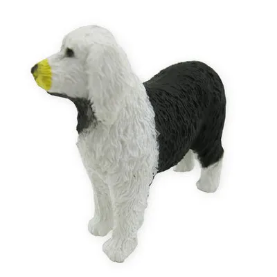 Old English Sheepdog Animal Simulation Doll Home Decoration Dog Toys Cute Puppy Dog Model Simulation Model 2021