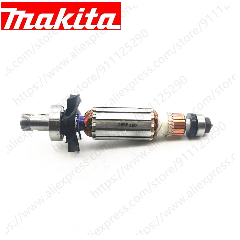 AC220-240V Armature Rotor Anchor for MAKITA RT0700C RT0702C 515844-0 518802-5 Trimming Machine Rotor Power Tool Parts