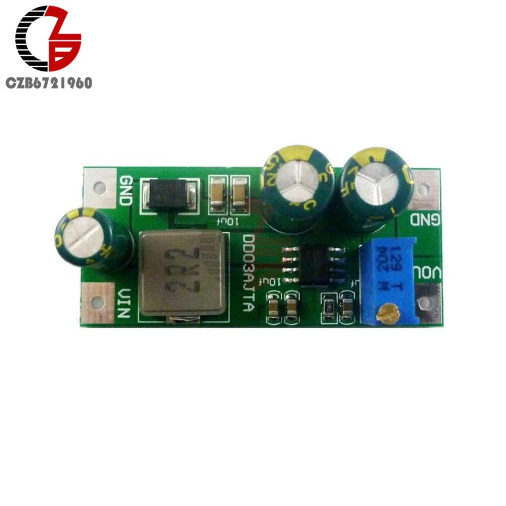 6A 30W DC 3V 3.3V 3.7V 5.5V to 5V 6V 7.5V 9V 10V 12V 14.8V 24V Step-Up Boost Converter Board for 18650 Lithium Battery Module