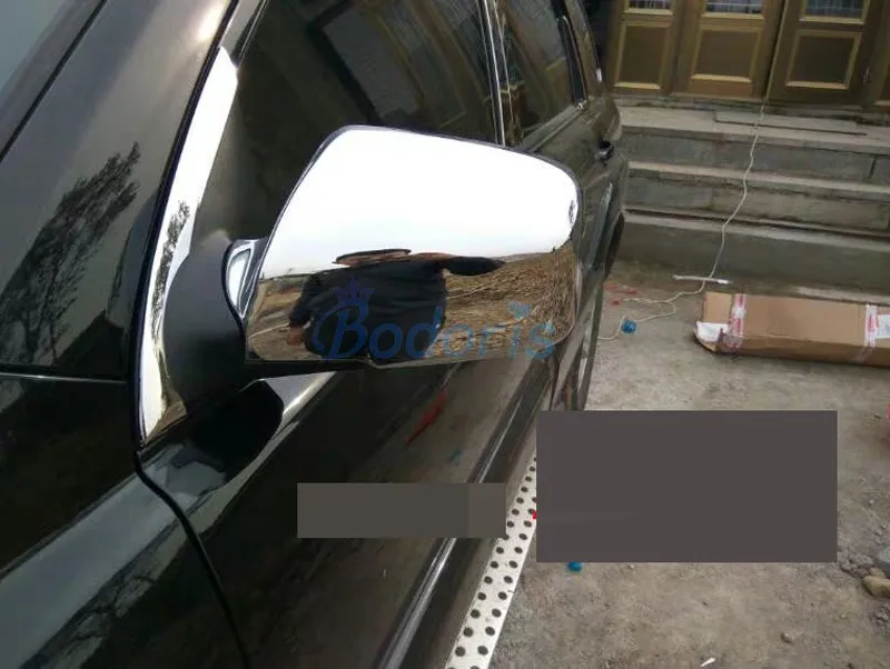 For Kia Sportage 2010 2011 2012 2013 2014 2015  Side Wing Door Mirror Cover Rear View Overlay Chrome Car Styling Accessories