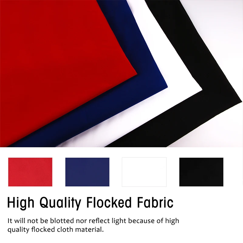 Non-reflective Photography Background Light Absorbing Cloth Textile Black Flannel Fabric for Photos Backdrop Studio Accessories