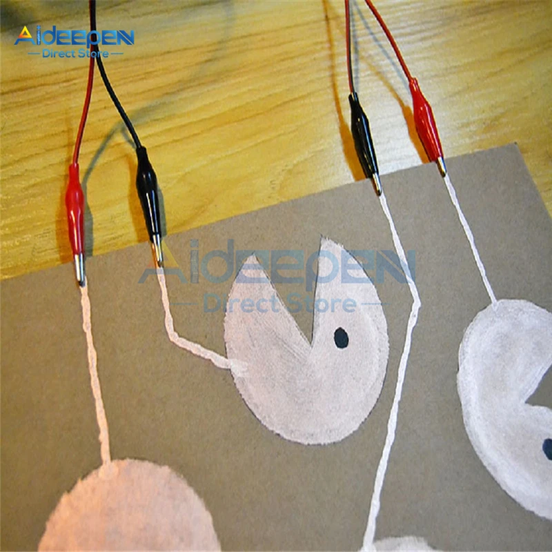 6ml Conductive Ink Pen Electronic Circuit Draw Instantly Magical Pen Circuit DIY Maker Student Kids Education Black/Gold