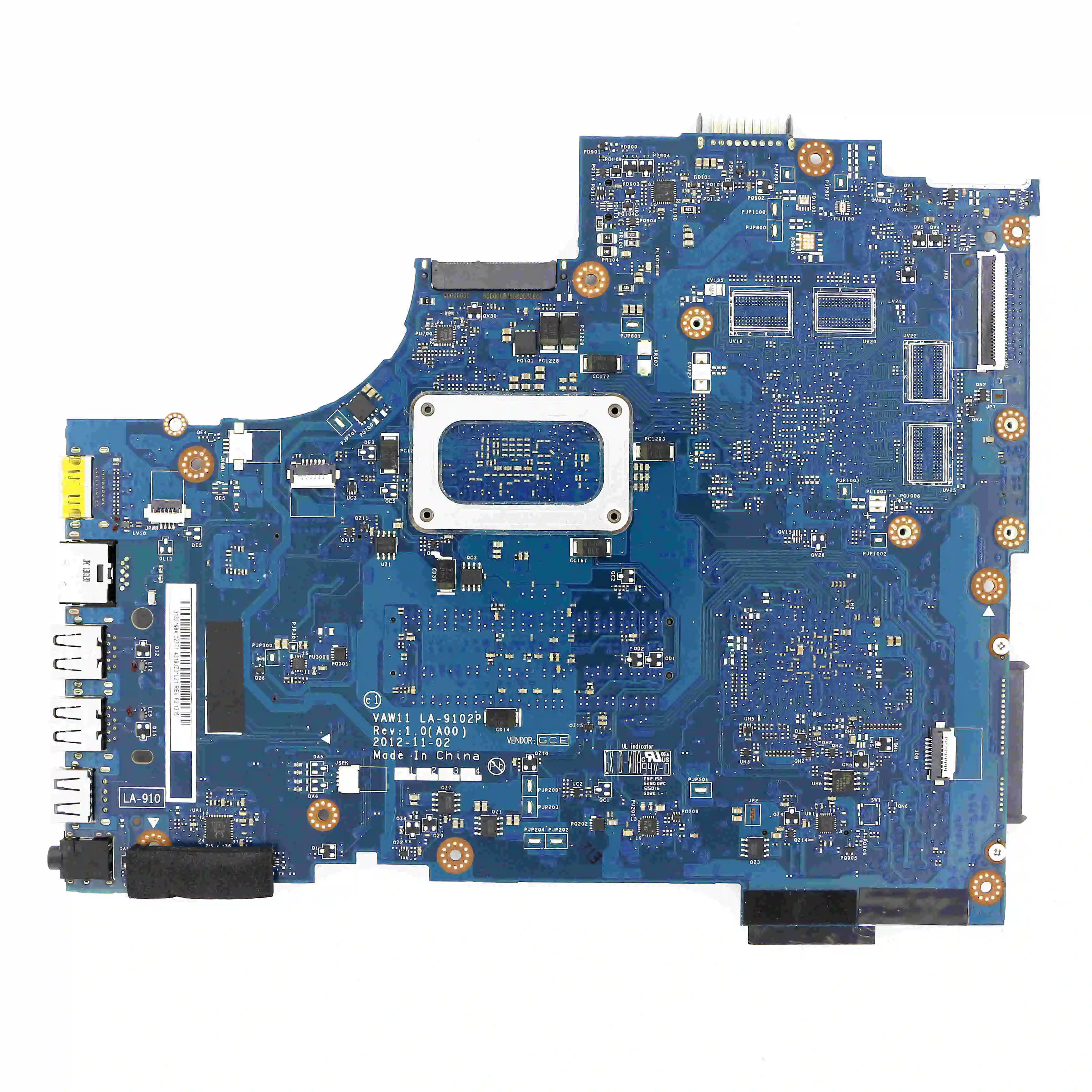 6006J - UMA MOTHERBOARD VAW11 LA-9102P w/ i3-3227U 1.9GHz for Inspiron 17 3721 / 5721