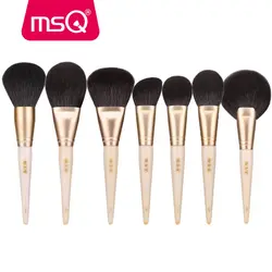 MSQ Makeup Brushes Set Foundation Blushes Fan Single Make up Brush Natural Goat hair 1PCS Powder Beauty Cosmetic Tools