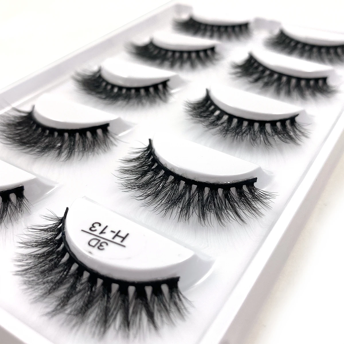 5 Pairs Multipack Faux 3D Mink Hair False Eyelashes Handmade Fluffy Long Lashes Nature Long Eye Makeup Tools Eye Lashes H13/S19