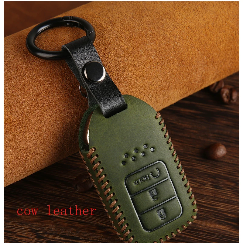 

Keyring Key Case Key Chain leather For Honda CIVIC Accord CRV ODYSSEY Elysion Accessories for the car