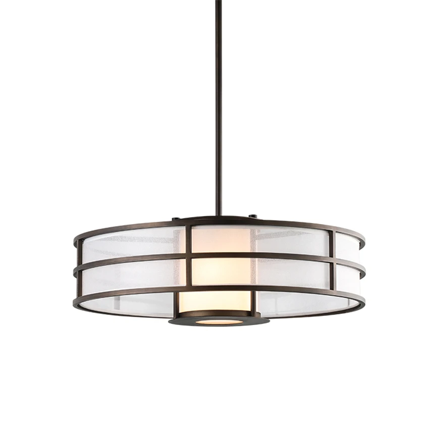 

Китайский черный железный фонарь, подвесные светильники, учебные лампы, ресторан, дизайнер, спальня, гостиная, современные подвесные светильники, освещение