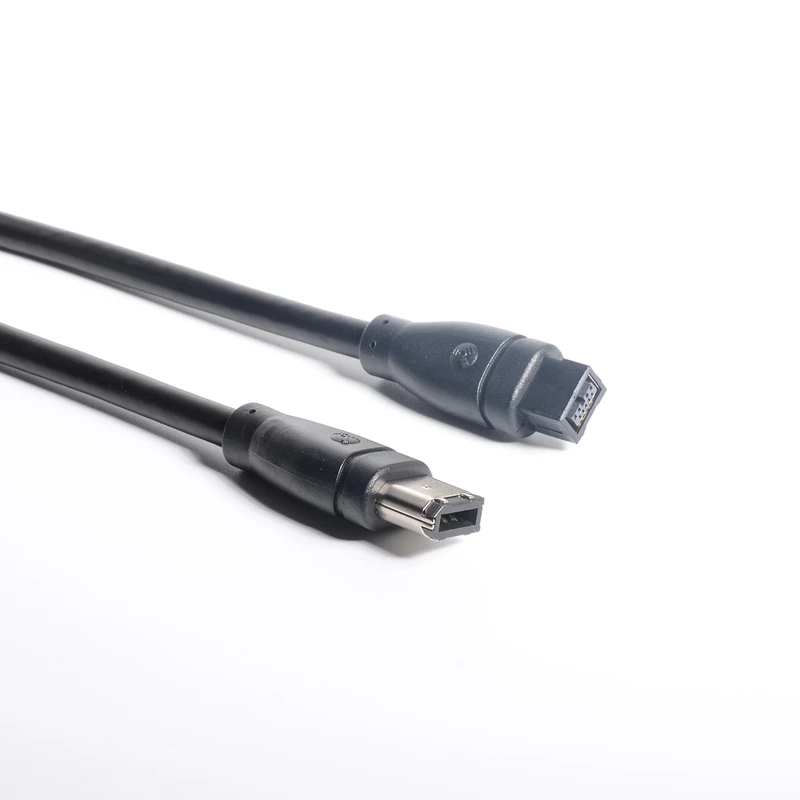 FireWire 800 to 400 9 to 6 pin Cable (9pin 6pin) 6FT 1.8M 3M 5M, IEEE 1394 Firewire 800 9-pin/6-pin Cable 6 Feet(9 pin to 6 pin)