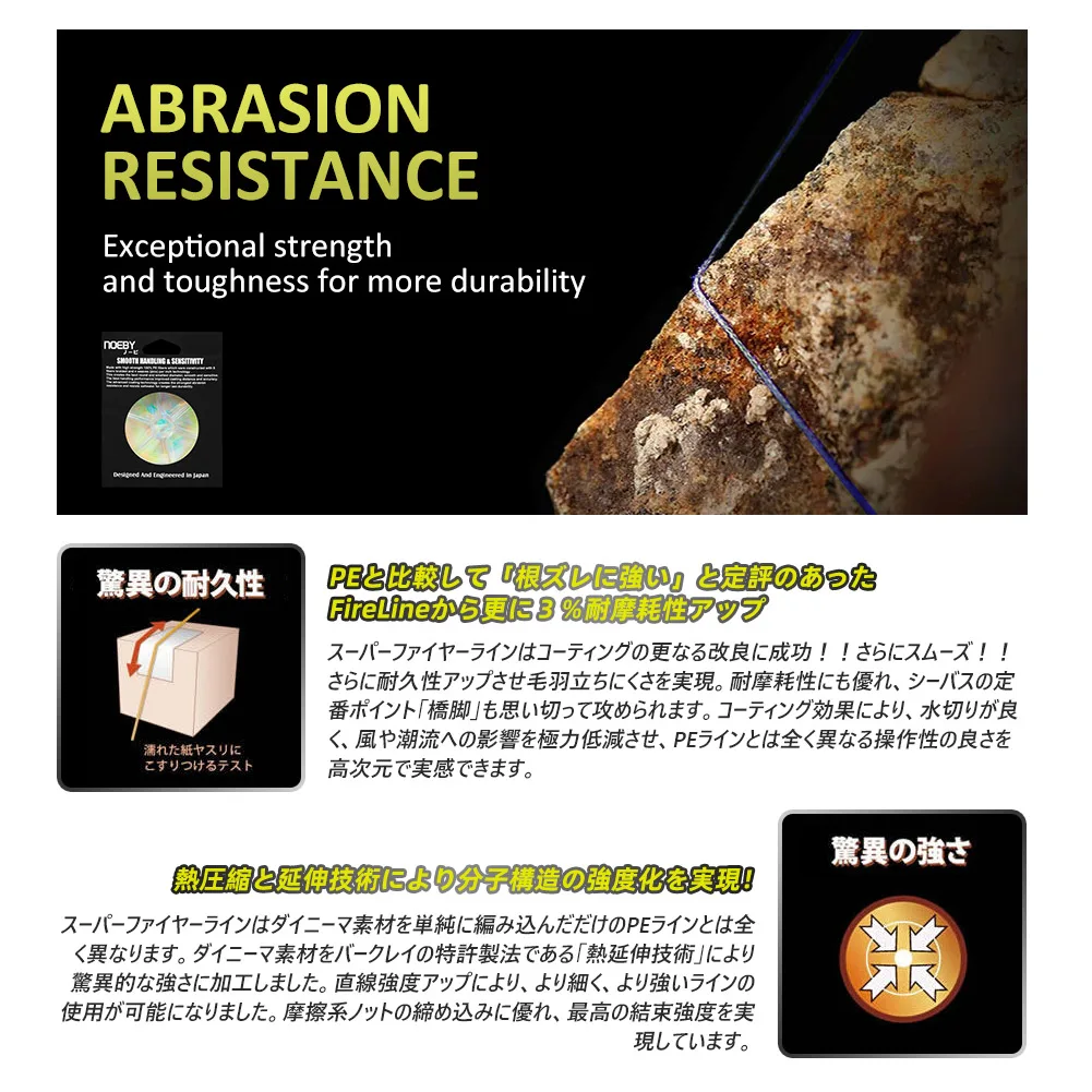 NOEBY Hilo Trenzado PE8 Alta Sensibilidad para Pesca - imagen 5