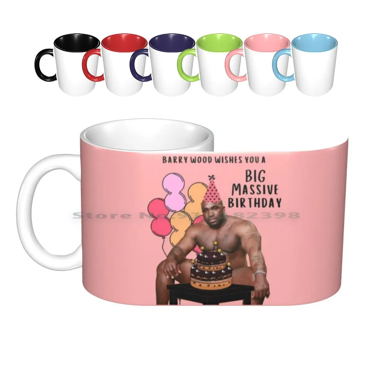 Happy Birthday From Barry Wood Ceramic Mugs Coffee Cups Milk Tea Mug Meme