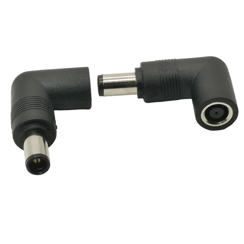 Kątowa 7.4x5.0mm żeńska do 7.4x5.0mm męska przetwornica Adapter złącza prądu stałego 7.4*5.0 do 7.4*5.0mm dla Laptop HP — zdjęcie 3