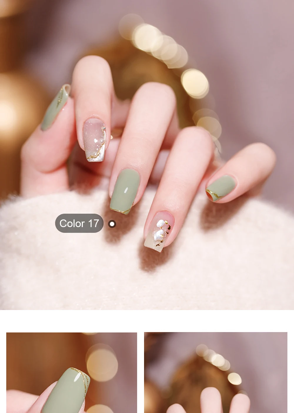 Vendeeni 18 Farben Sommer Gel-Nagellack Semi-Permanenter Bunter UV-Soak-Off Gel-Lack Reiner Farbgel-Lack für Nagelkunst – Detail 12