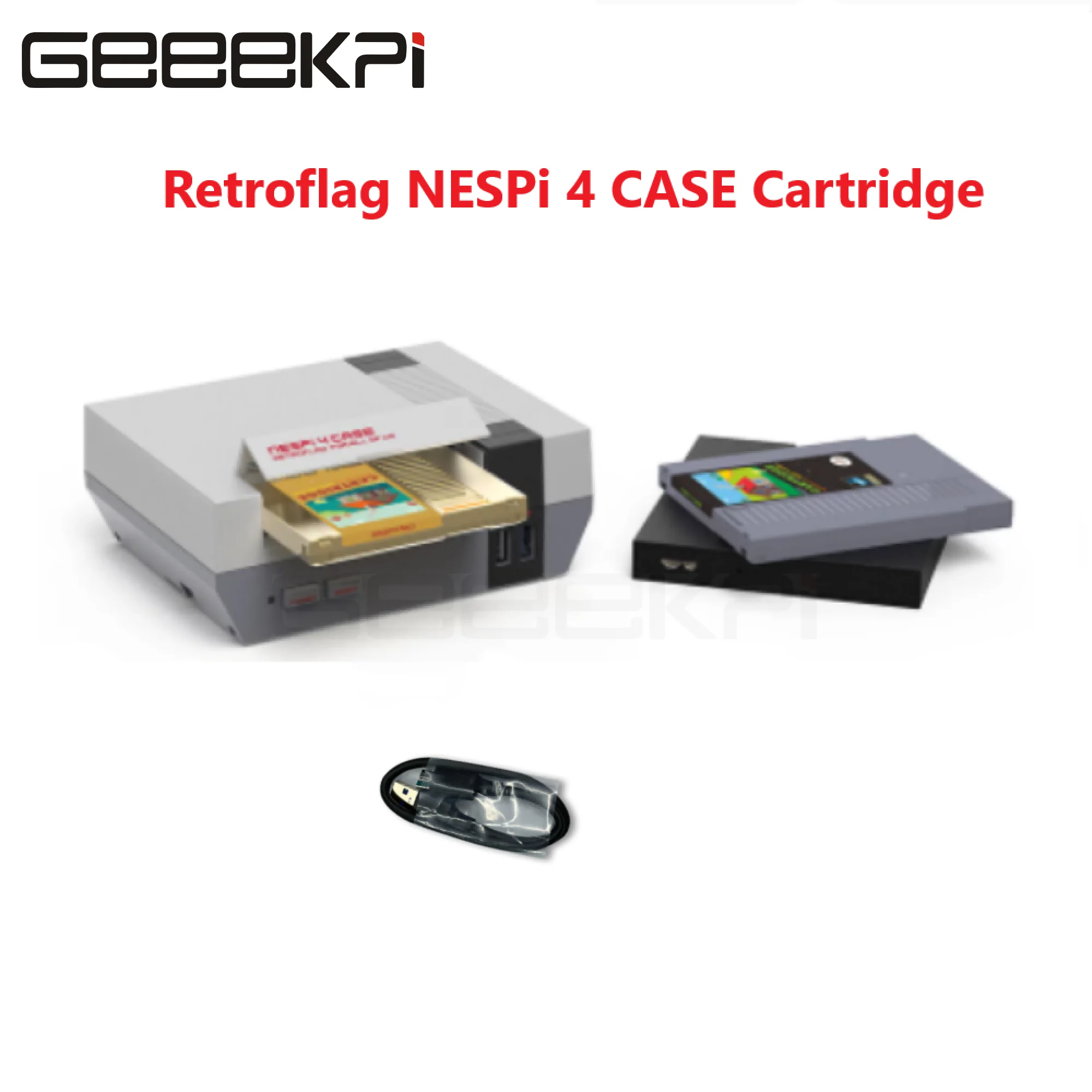 

Retroflag Nespi4 Case Cartridge Hard Drive Enclosure 5Gbps Compatible OS Windows/Mac OS /Linux 5V 1A DC USB-A to MICRO-B Cable