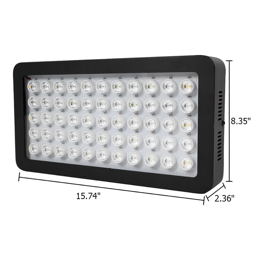 Imagem -03 - Led Dimmable Coral Luzes Aquários Marinhos Luz para Água Salgada Aquário de Água Doce Fish Tank Plantas Aquáticas Crescer Iluminação 165w