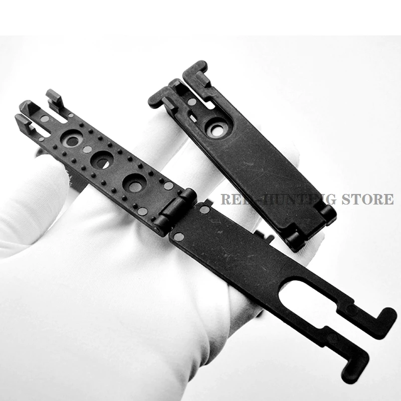 Molle Lock Attachment (Black, 2 Pieces) Molle Accessories DIY for Knife Sheath Kydex Holster Molle Quick Locking Holster