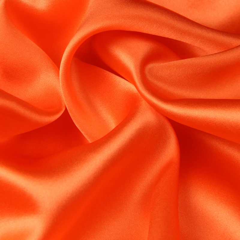 19 MM Silk Satin Fabrics For Sewing Per 0.5 Meters Lycra Stretch Cloth Nature Mulberry Quilting For Patchwork DIY Grown 55\