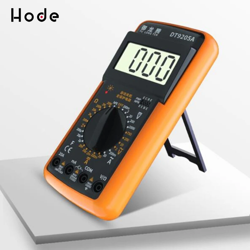 Digital Multimeter dt9205a ac dc display lcd Ammeter Voltmeter electric handheld tester Multimetro