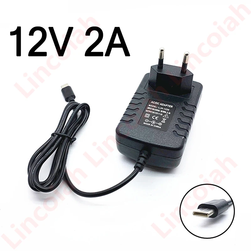 12V 2A Type-c Wall Charger For CHUWI Hi10 X UBook Minibook (N4100) Hi13 Apollo Lapbook Pro 14