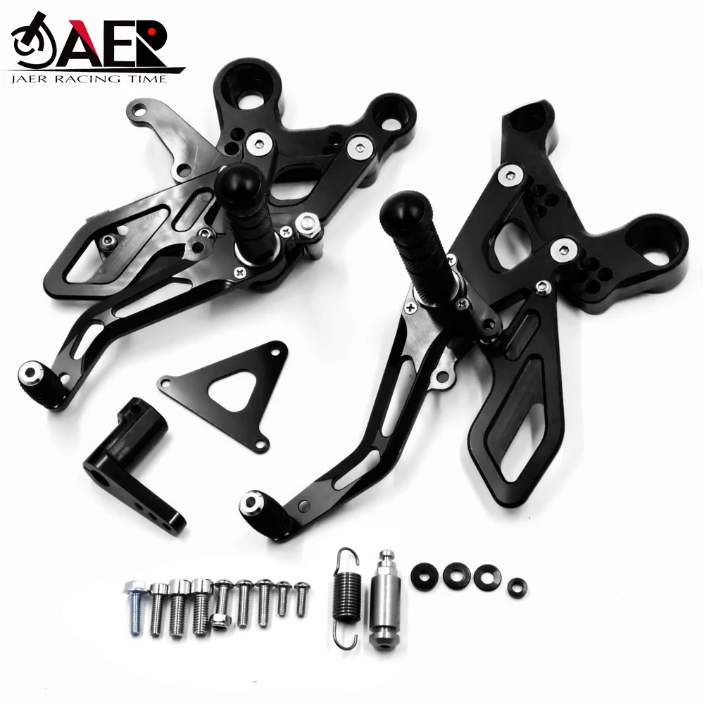 CNC Adjustable Rearset Rear Sets Foot Rest Pegs for Yamaha MT09 FZ09 2013 2014 2015 2016