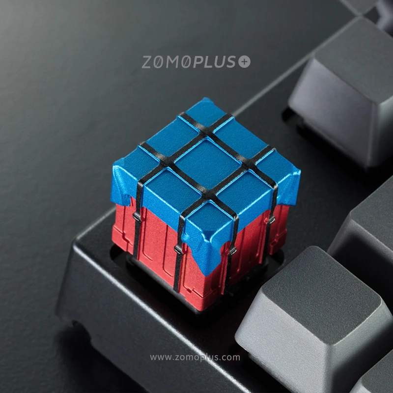 

1pc zomo Aluminium Alloy Key Cap for PUBG Airdrop box 3D keycaps Compatible with Cherry MX switches mechanical keyboard