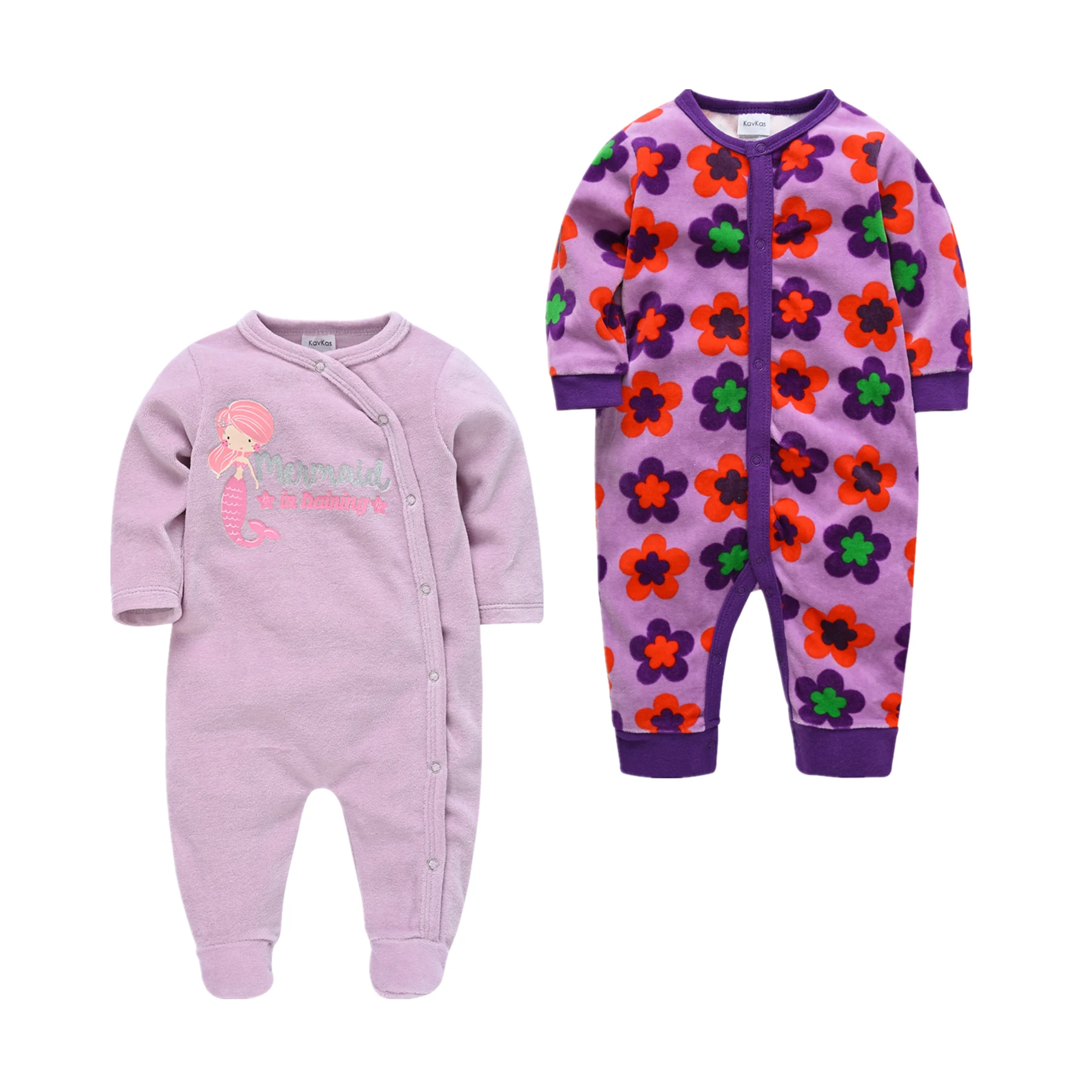 

Ropa Para Bebe Newborn Baby Boys Girl Sleepsuit Cartoon Sleep Wear 2PCS Warm Winter Infant Pajamas Toddler Pijamas De Bebe